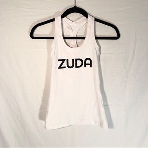 Lululemon Zuda Racerback Tank Top White